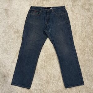 VTG Rocawear Jeans Mens Size 40 Blue‎ Preowned Straight Leg Workwear Classic Fit